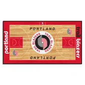 Fan Mats Nba Retro Portland Trail Blazers Court Runner Rug - 24In. X 44In.