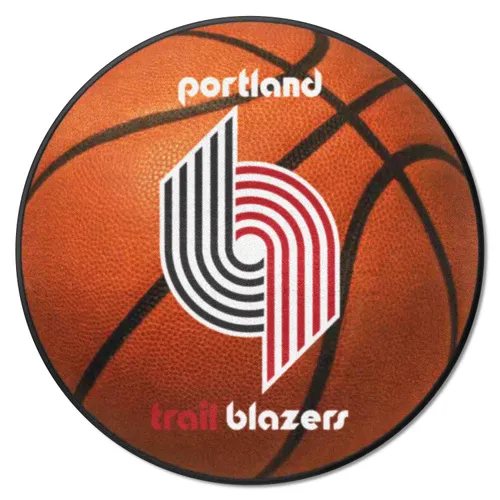 Fan Mats Nba Retro Portland Trail Blazers Basketball Rug - 27In. Diameter