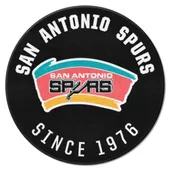 Fan Mats Nba Retro San Antonio Spurs Roundel Rug - 27In. Diameter