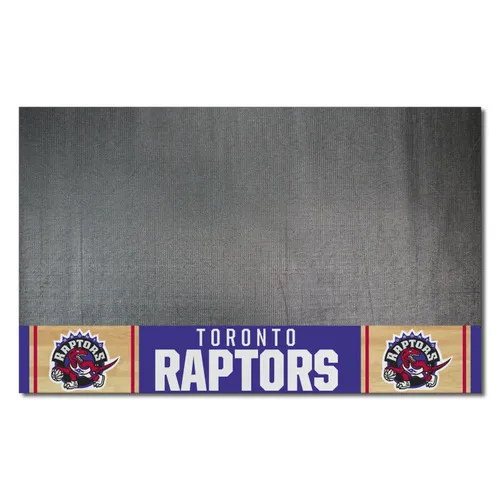 Fan Mats Nba Retro Toronto Raptors Vinyl Grill Mat - 26In. X 42In.