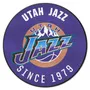 Fan Mats Nba Retro Utah Jazz Roundel Rug - 27In. Diameter