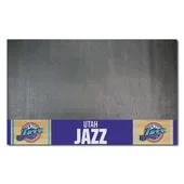 Fan Mats Nba Retro Utah Jazz Vinyl Grill Mat - 26In. X 42In.