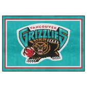 Fan Mats Nba Retro Vancouver Grizzlies 5Ft. X 8 Ft. Plush Area Rug