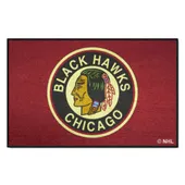 Fan Mats Nhlretro Chicago Blackhawks Starter Mat Accent Rug - 19In. X 30In.