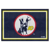 Fan Mats Nhlretro Kansas City Scouts 5Ft. X 8 Ft. Plush Area Rug