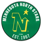 Fan Mats Nhlretro Minnesota North Stars Roundel Rug - 27In. Diameter