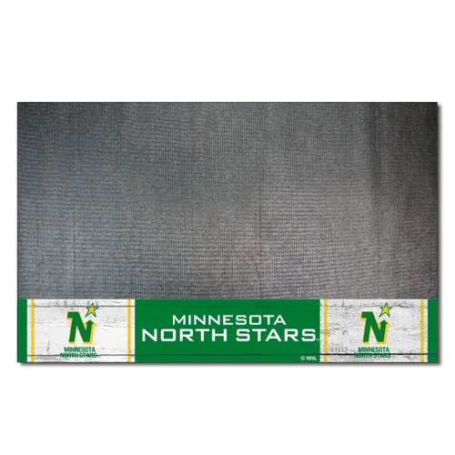 Fan Mats Nhlretro Minnesota North Stars Vinyl Grill Mat - 26In. X 42In.