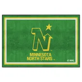 Fan Mats Nhlretro Minnesota North Stars 5Ft. X 8 Ft. Plush Area Rug