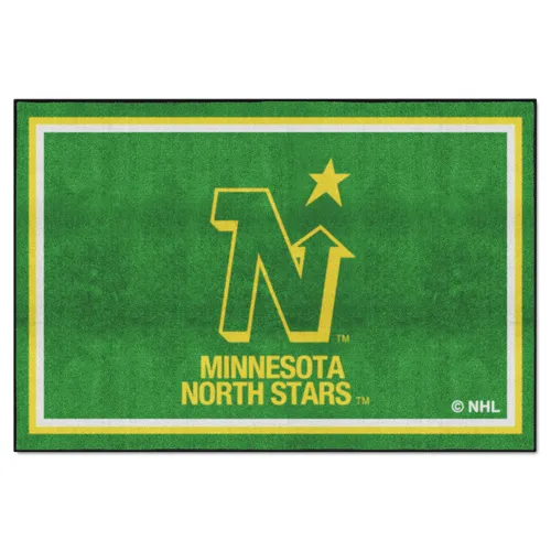 Fan Mats Nhlretro Minnesota North Stars 5Ft. X 8 Ft. Plush Area Rug