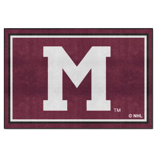 Fan Mats Nhlretro Montreal Maroons 5Ft. X 8 Ft. Plush Area Rug