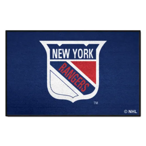 Fan Mats Nhlretro New York Rangers Starter Mat Accent Rug - 19In. X 30In.