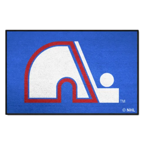 Fan Mats Nhlretro Quebec Nordiques Starter Mat Accent Rug - 19In. X 30In.