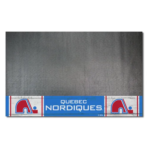 Fan Mats Nhlretro Quebec Nordiques Vinyl Grill Mat - 26In. X 42In.