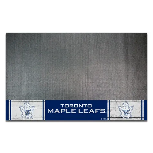 Fan Mats Nhlretro Toronto Maple Leafs Vinyl Grill Mat - 26In. X 42In.