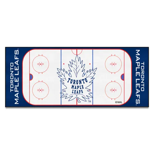 Fan Mats Nhlretro Toronto Maple Leafs Rink Runner - 30In. X 72In.