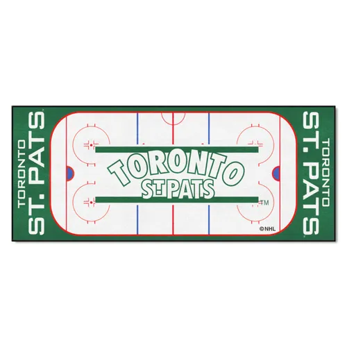 Fan Mats Nhlretro Toronto St. Pats Rink Runner - 30In. X 72In.