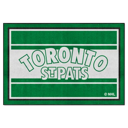 Fan Mats Nhlretro Toronto St. Pats 5Ft. X 8 Ft. Plush Area Rug