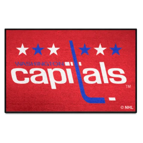 Fan Mats Nhlretro Washington Capitals Starter Mat Accent Rug - 19In. X 30In.