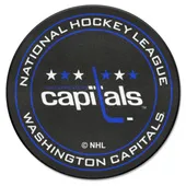 Fan Mats Nhlretro Washington Capitals Hockey Puck Rug - 27In. Diameter