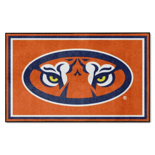 Fan Mats Auburn Tigers 4Ft. X 6Ft. Plush Area Rug