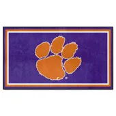 Fan Mats Clemson Tigers 3Ft. X 5Ft. Plush Area Rug, Purple