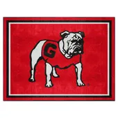 Fan Mats Georgia Bulldogs 8Ft. X 10 Ft. Plush Area Rug