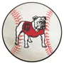 Fan Mats Georgia Bulldogs Baseball Rug - 27In. Diameter