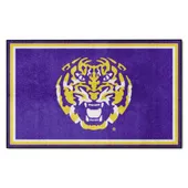 Fan Mats Lsu Tigers 4Ft. X 6Ft. Plush Area Rug