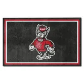 Fan Mats Nc State Wolfpack 4Ft. X 6Ft. Plush Area Rug