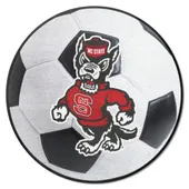 Fan Mats Nc State Wolfpack Soccer Ball Rug - 27In. Diameter