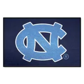 Fan Mats North Carolina Tar Heels Starter Mat Accent Rug, Navy Blue - 19In. X 30In.