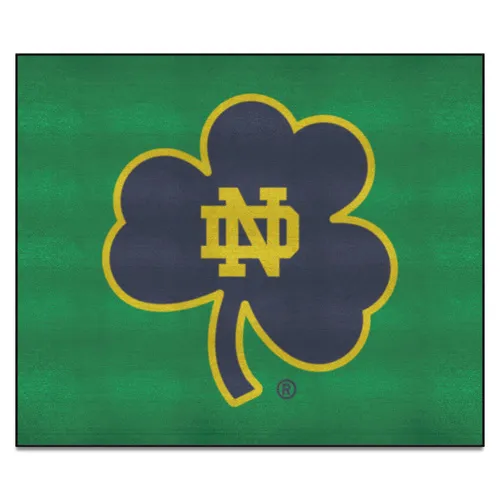 Fan Mats Notre Dame Fighting Irish Tailgater Rug, Clover Logo - 5Ft. X 6Ft.