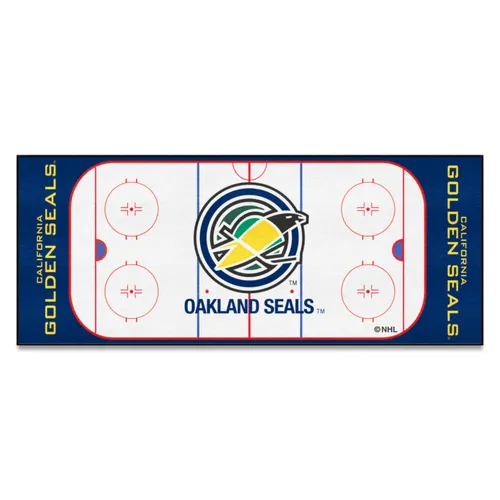 Fan Mats Nhlretro California Golden Seals Rink Runner - 30In. X 72In.