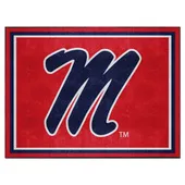 Fan Mats Ole Miss Rebels 8Ft. X 10 Ft. Plush Area Rug