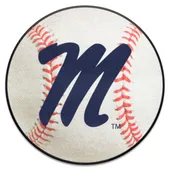 Fan Mats Ole Miss Rebels Baseball Rug - 27In. Diameter