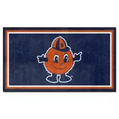 Fan Mats Syracuse Orange 3Ft. X 5Ft. Plush Area Rug, Otto Mascot Logo