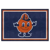 Fan Mats Syracuse Orange 5Ft. X 8 Ft. Plush Area Rug, Otto Mascot Logo