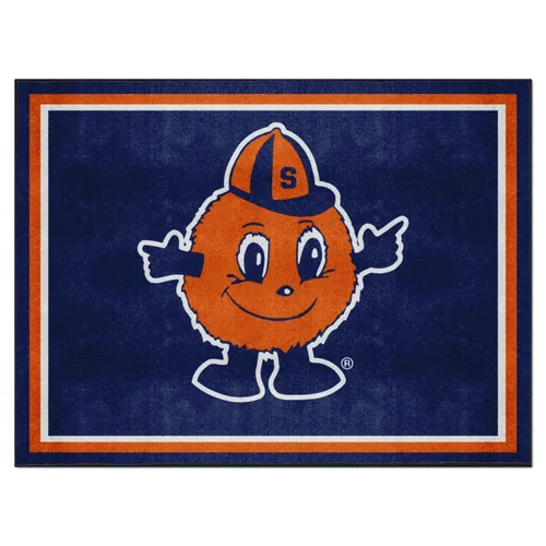 Fan Mats Syracuse Orange 8Ft. X 10 Ft. Plush Area Rug, Otto Mascot Logo