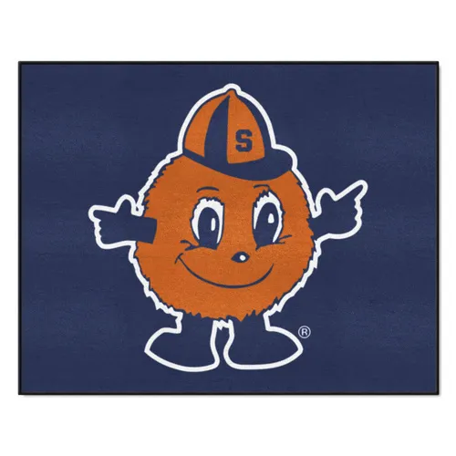 Fan Mats Syracuse Orange All-Star Rug, Otto Mascot Logo - 34 In. X 42.5 In.