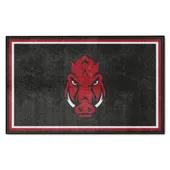 Fan Mats Arkansas Razorbacks 4Ft. X 6Ft. Plush Area Rug