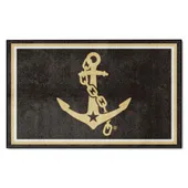 Fan Mats Vanderbilt Commodores 4Ft. X 6Ft. Plush Area Rug, Anchor Logo