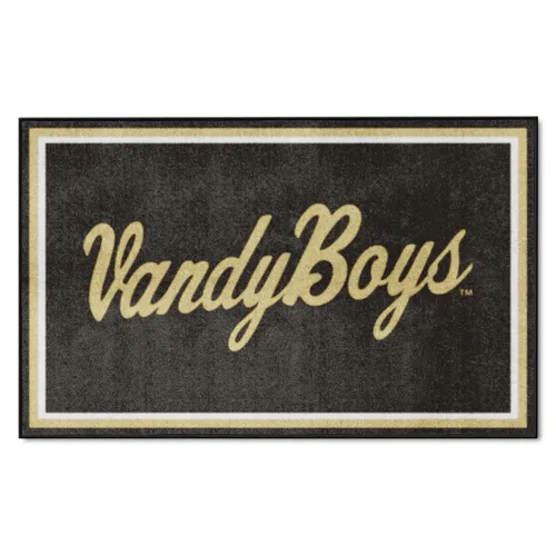 Fan Mats Vanderbilt Commodores 4Ft. X 6Ft. Plush Area Rug, Vandy Boys