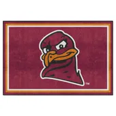 Fan Mats Virginia Tech Hokies 5Ft. X 8 Ft. Plush Area Rug, Hokie Bird Logo