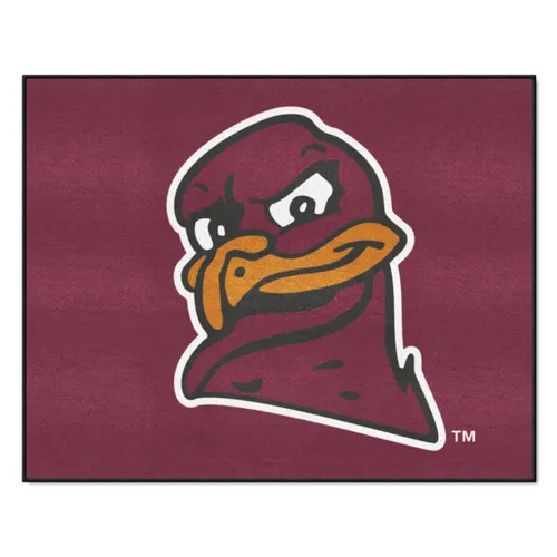 Fan Mats Virginia Tech Hokies All-Star Rug, Hokie Bird Logo - 34 In. X 42.5 In.