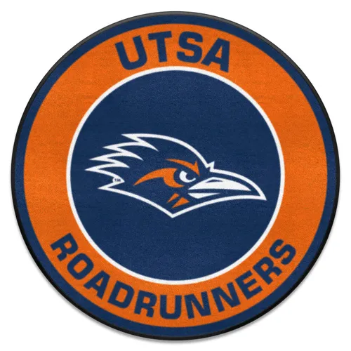 Fan Mats Utsa Roadrunners Roundel Rug - 27In. Diameter