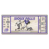 Fan Mats University Of Sioux Falls Ticket Runner Rug - 30In. X 72In.