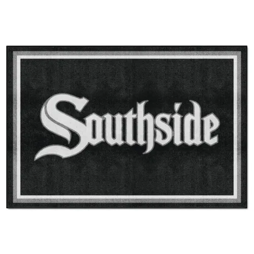 Fan Mats Chicago White Sox 5Ft. X 8 Ft. Plush Area Rug Southside City Connect