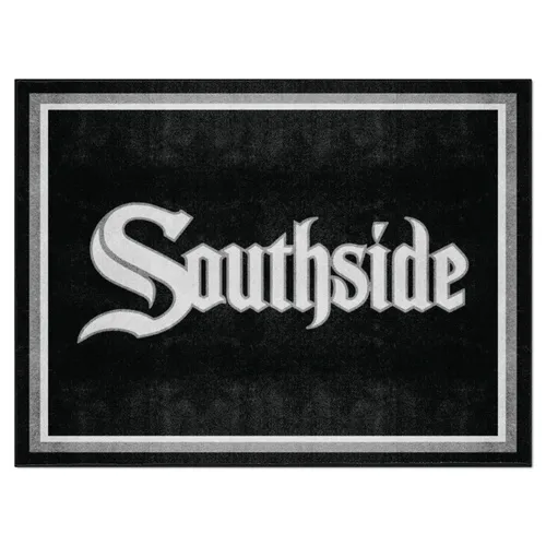 Fan Mats Chicago White Sox 8Ft. X 10 Ft. Plush Area Rug Southside City Connect