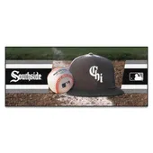 Fan Mats Chicago White Sox Baseball Runner Rug Southside City Connect - 30In. X 72In.