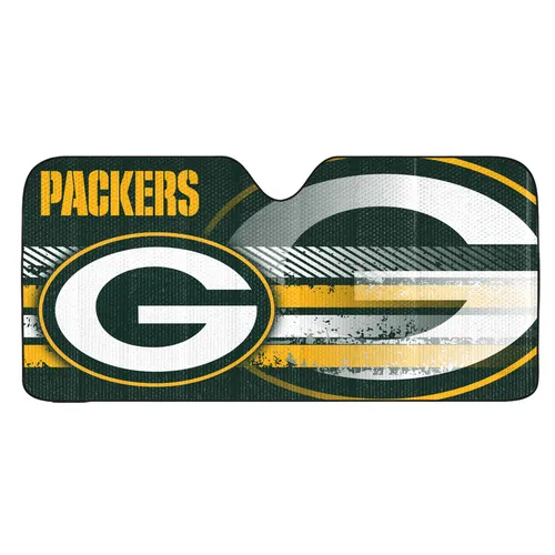 Fan Mats Green Bay Packers Windshield Sun Shade